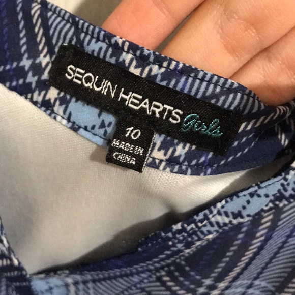 Navy Flower Dress - Picture 2 of 4